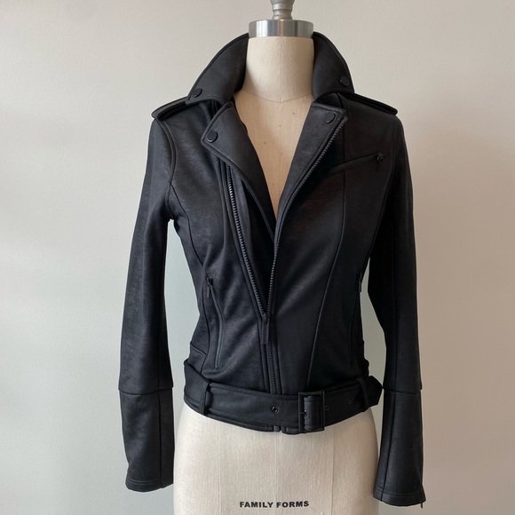 Kooples Moto Classic Jacket Black - Picture 1 of 6